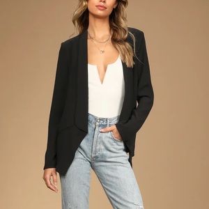 Lulus miss punctuality blazer
